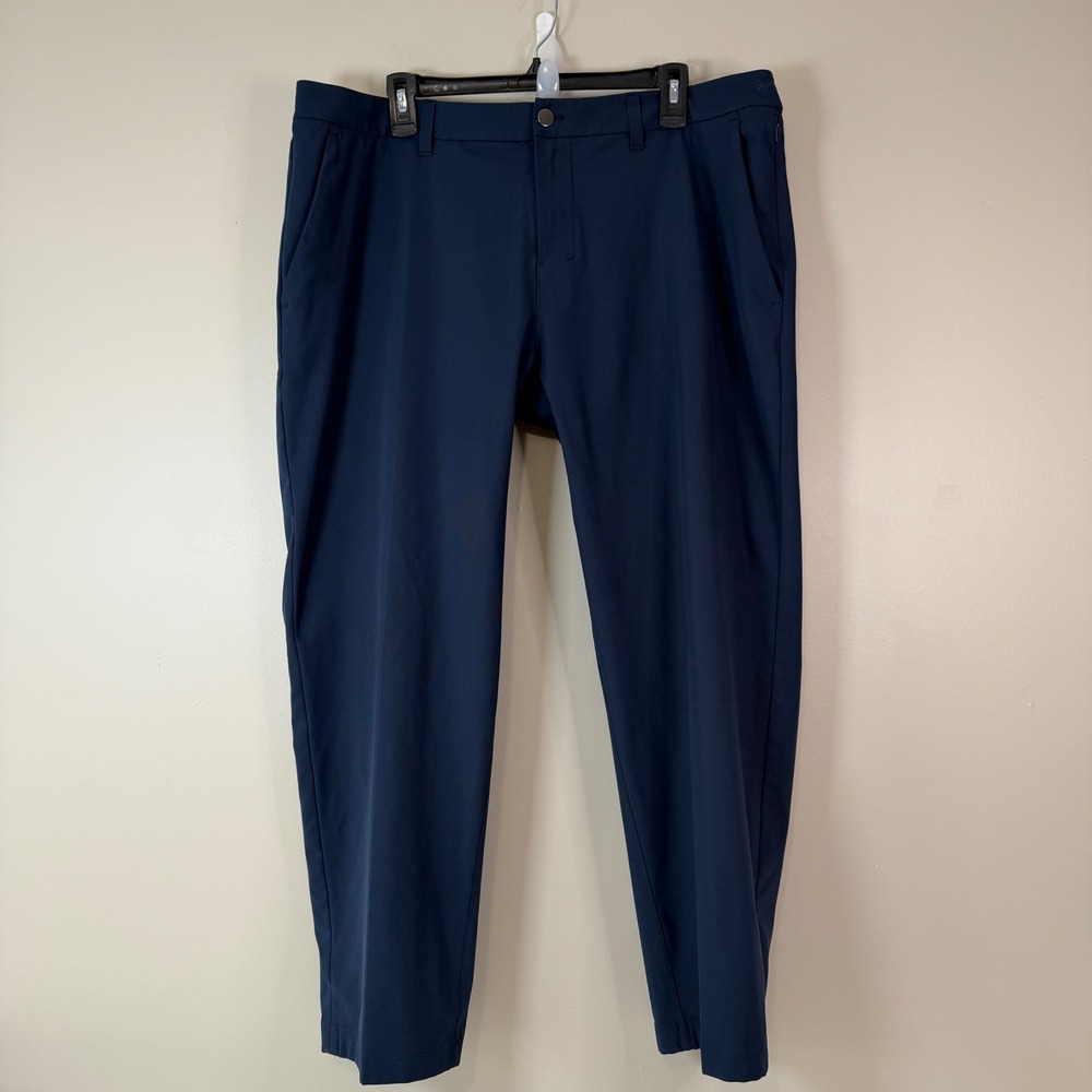 Lululemon Navy 38x27 ABC Slim Tapered Golf Performance Technical Stretch Pants